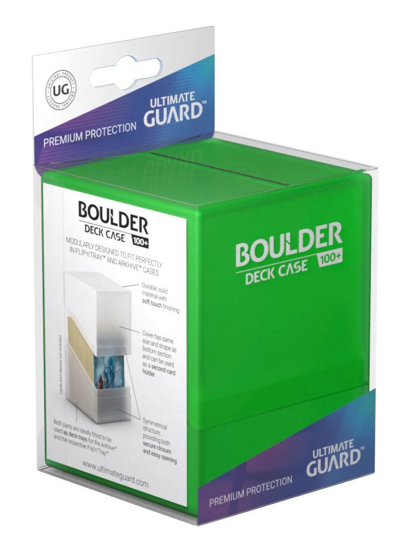 Ultimate Guard Boulder Deck Case 100+ Standardgröße grün